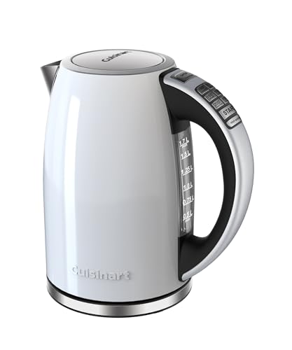 Cuisinart 1.7-Liter Stainless Steel Cordless Electric Kettle with 6 Preset Temperatures