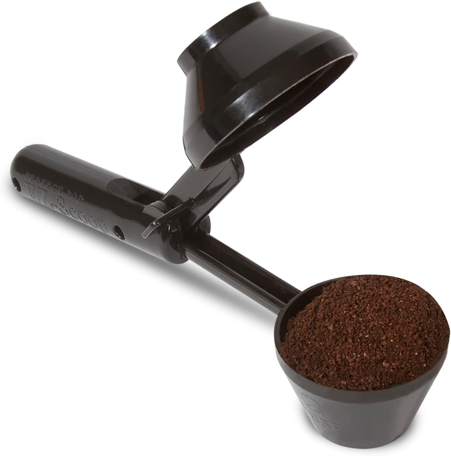 Perfect Pod EZ-Scoop Coffee Scooper & Funnel for Reusable K Cup Refillable Coffee Pods, 2 Tablespoon Capacity